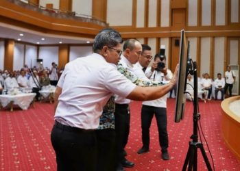 Wujudkan Satu Data Indonesia, Gubernur Sultra Launching  Aplikasi SIMDATA