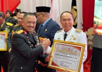 Upacara HUT Bhayangkara ke- 79, Gubernur : Polri Pondasi Penting Untuk Kemajuan Daerah