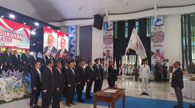 Pengurus KONI Sultra Resmi Dilantik, Andi Ady Aksar Siap Bangkitkan Prestasi Olahraga Sultra