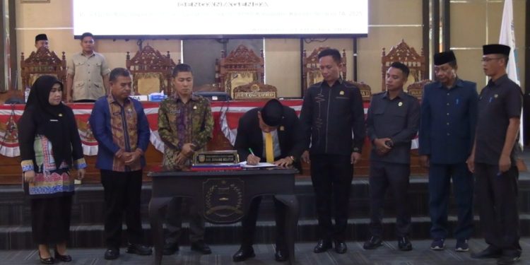 APBD-P Tahun 2025 Konsel Ditetapkan, Belanja Daerah Turun Hingga 3,82 Persen