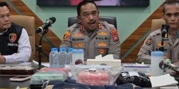 Polda Sultra Gagalkan Penyelundupan Narkoba Sebanyak 6.491 Gram, Kapolda Minta Pelaku Dihukum Mati