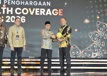 Pemprov Sultra Kembali Raih UHC Award, Cakupan UHC tembus 89,65 persen Peserta aktif