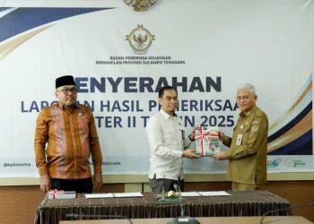 Gubernur Sultra Apresiasi Laporan Hasil Pemeriksaan Kinerja Pemerintah Daerah