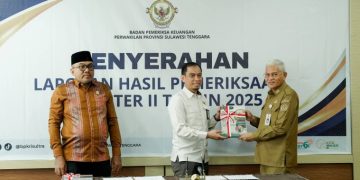 Gubernur Sultra Apresiasi Laporan Hasil Pemeriksaan Kinerja Pemerintah Daerah