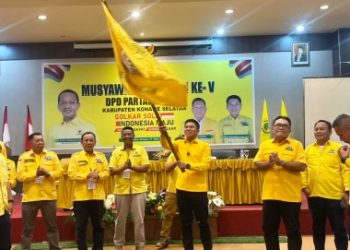 Irham Kalenggo Kembali Terpilih Pimpin Golkar Konawe Selatan