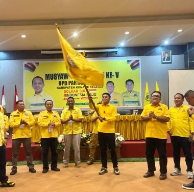 Irham Kalenggo Kembali Terpilih Pimpin Golkar Konawe Selatan