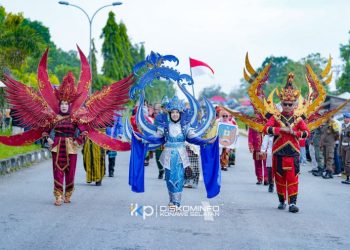Pawai Budaya Ramaikan Peringatan HUT Konawe Selatan ke-23 dan Hardiknas