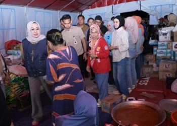Siska Karina Imran Tinjau Banjir Kali Wanggu, Pastikan Bantuan dan Pompa Air Optimal