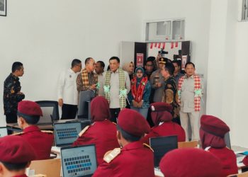 Gubernur ASR Dampingi Menko Polkam dan Mendagri Tinjau Sekolah Rakyat di Kendari