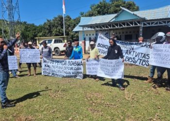 Sengketa Lahan Memanas, Warga Pongkalaero-Puununu Dirikan Tenda di Lokasi Jetty PT BBS/TBS