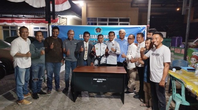 Empat Bakal Calon Ketua dan DK PWI Sultra Serahkan Berkas, Panitia Lakukan Verifikasi